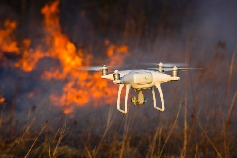 5 Peranan Drone dalam Pemulihan Bencana Fire stock, Multirotor drones